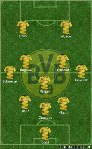 Borussia Dortmund Formation 2018