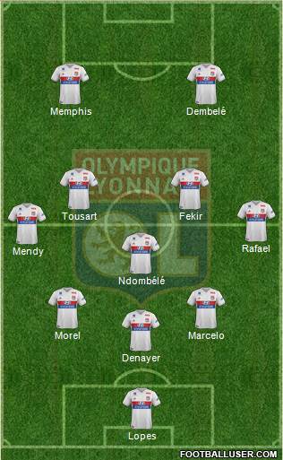 Olympique Lyonnais Formation 2018