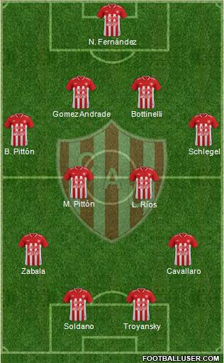 Unión de Santa Fe Formation 2018