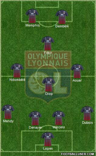 Olympique Lyonnais Formation 2018