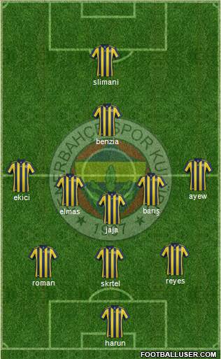 Fenerbahçe SK Formation 2018