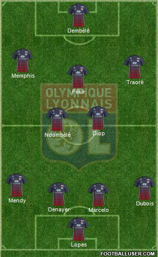 Olympique Lyonnais Formation 2018