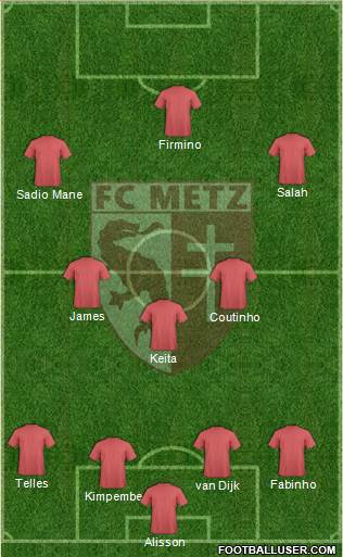 Football Club de Metz football formation