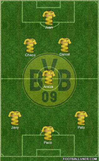 Borussia Dortmund Formation 2018