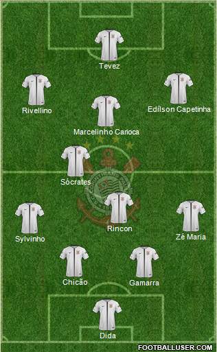 SC Corinthians Paulista Formation 2018