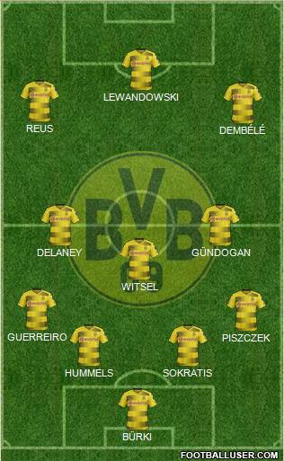 Borussia Dortmund Formation 2018