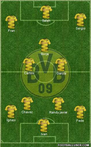 Borussia Dortmund Formation 2018