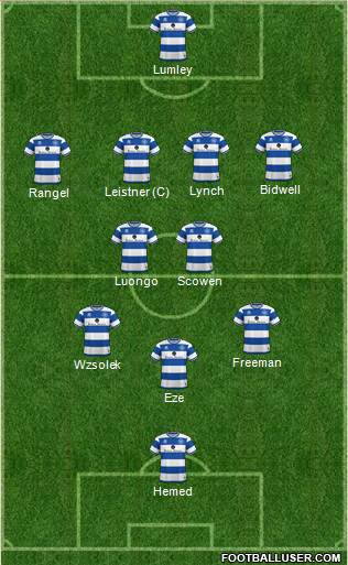 Queens Park Rangers Formation 2018