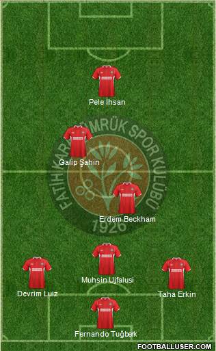 Fatih Karagümrük Formation 2018