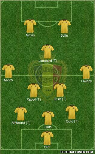 Belgium Formation 2018