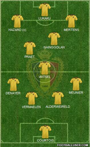 Belgium Formation 2018