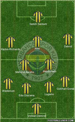 Fenerbahçe SK Formation 2018