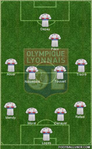 Olympique Lyonnais Formation 2018
