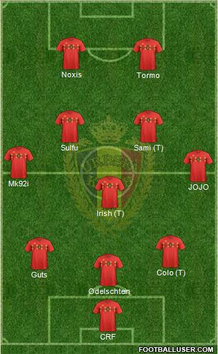 Belgium Formation 2018