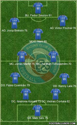 Racing Club de Strasbourg-Football Formation 2018