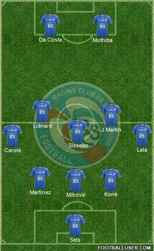 Racing Club de Strasbourg-Football Formation 2018