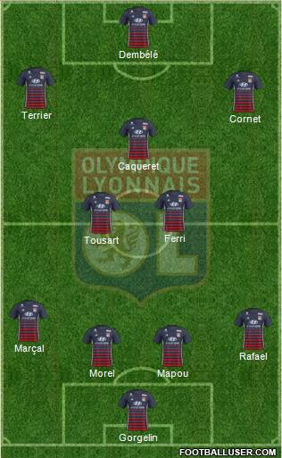 Olympique Lyonnais Formation 2018