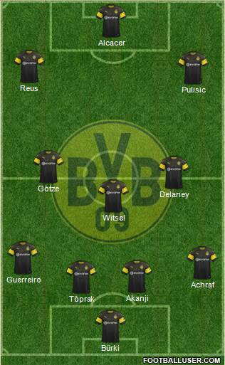 Borussia Dortmund Formation 2018
