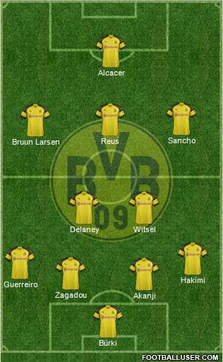 Borussia Dortmund Formation 2018