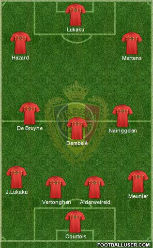 Belgium Formation 2018