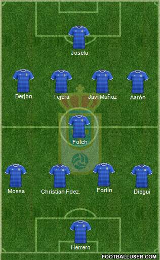 Real Oviedo S.A.D. Formation 2018