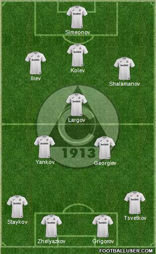 Slavia (Sofia) football formation