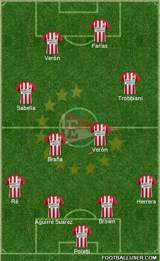Estudiantes de La Plata Formation 2018