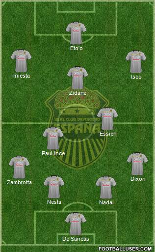 Real CD España Formation 2018
