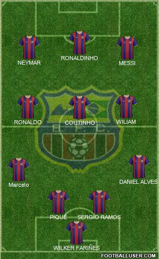 Barcelona FC (RJ) Formation 2018