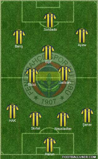 Fenerbahçe SK Formation 2018