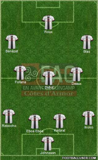 En Avant de Guingamp football formation