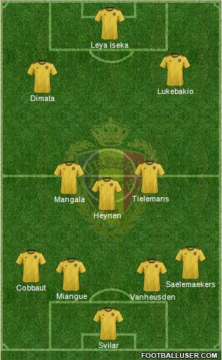 Belgium Formation 2018
