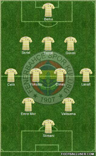 Fenerbahçe SK Formation 2018