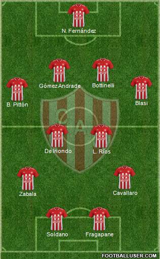 Unión de Santa Fe Formation 2018