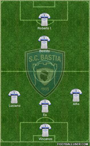 Sporting Club Bastia Formation 2018