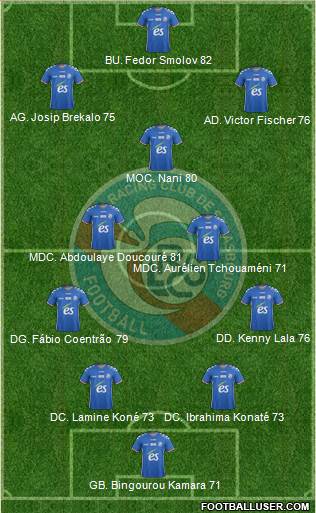 Racing Club de Strasbourg-Football Formation 2018