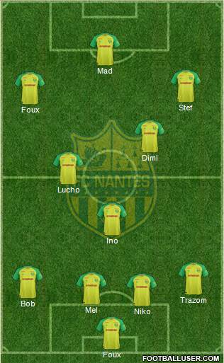 FC Nantes Formation 2018