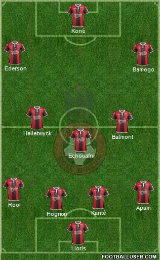 OGC Nice Côte d'Azur Formation 2018