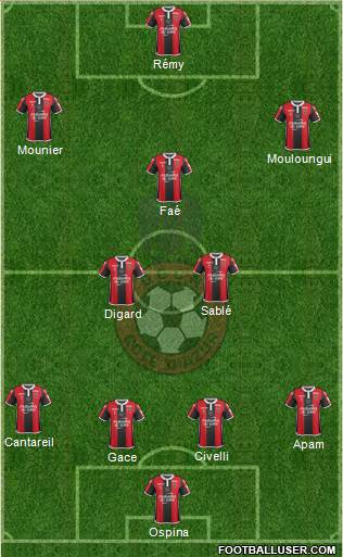 OGC Nice Côte d'Azur Formation 2018