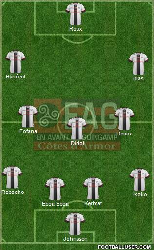 En Avant de Guingamp football formation