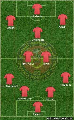 Espérance Sportive de Tunis football formation