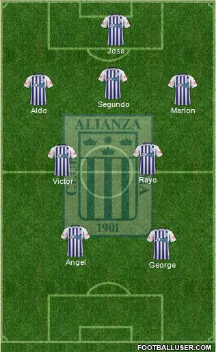 C Alianza Lima Formation 2018