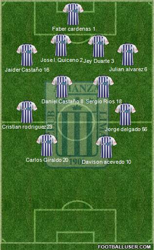 C Alianza Lima Formation 2018