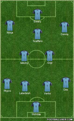 Sydney FC Formation 2018