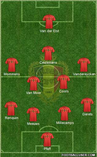 Belgium Formation 2018
