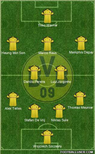Borussia Dortmund Formation 2018