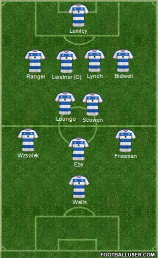 Queens Park Rangers 4-2-3-1 football formation