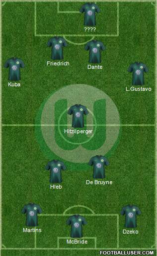 VfL Wolfsburg Formation 2018