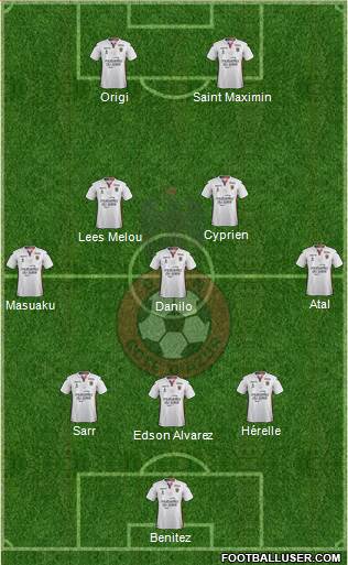 OGC Nice Côte d'Azur Formation 2018