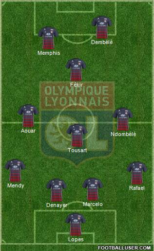Olympique Lyonnais Formation 2018